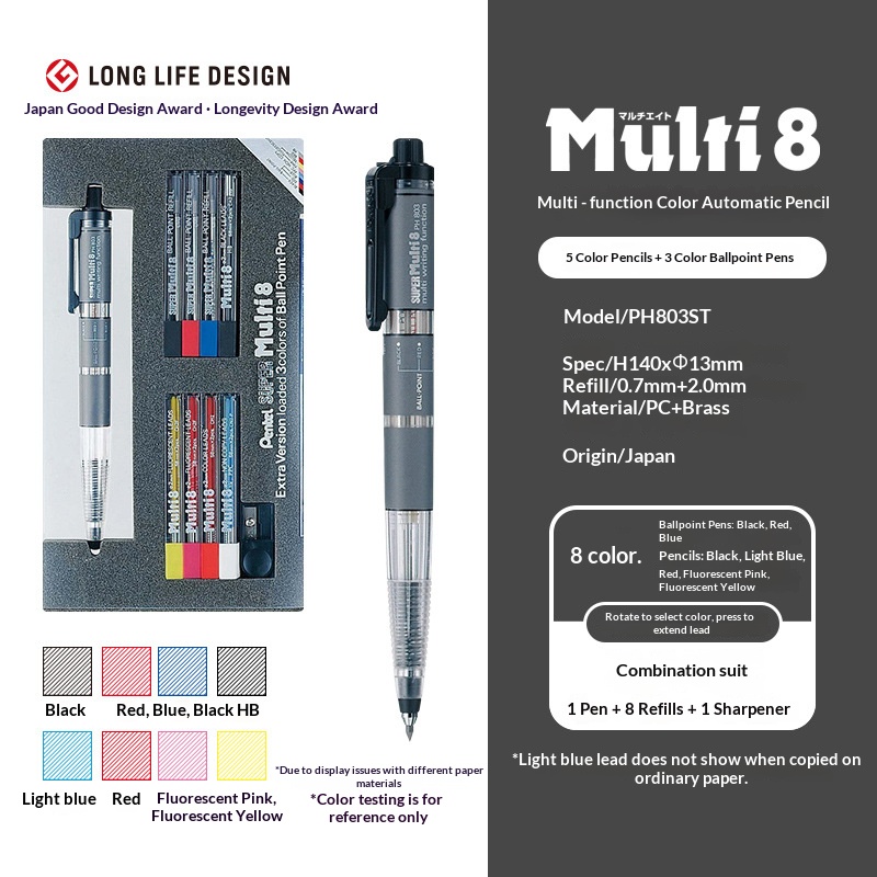 Pentel Multi 8 Multifunktional – Staedtler Pencil Lumocolor Bewertung und Preis